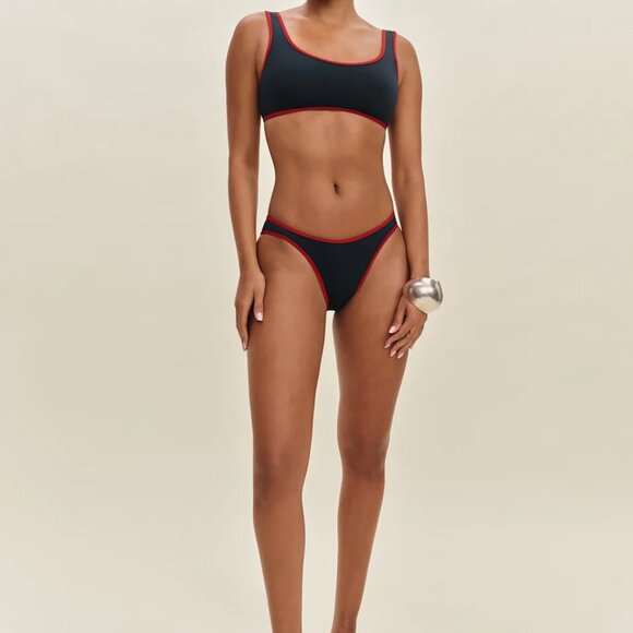 Reformation Douro Bikini Bottom Blue - Size S - Picture 1 of 3